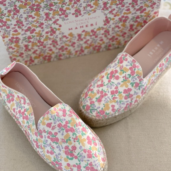 LOVESHACKFANCY x MANEBI Fruity Punch Platform Espadrilles - Women’s Size 7. & 8 - Picture 3 of 13